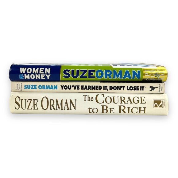 SUZE ORMAN 3-BOOK LOT The Courage to Be Rich, Women & Money, You've Earned It - Picture 3 of 16
